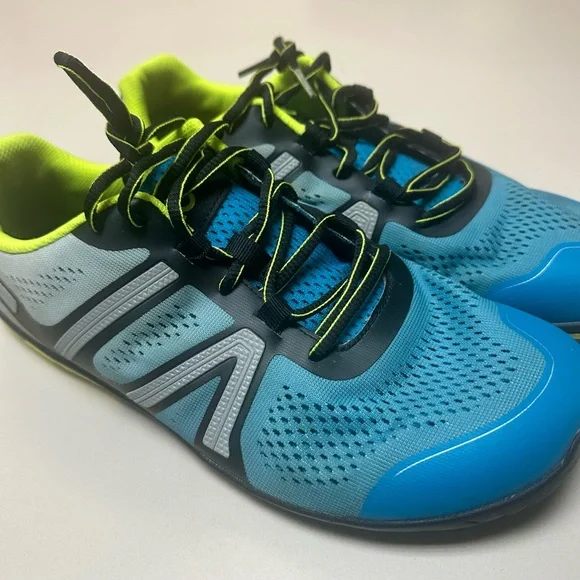 Xero Men's Blue and Neon Athletic Shoes - Picture 4 of 10